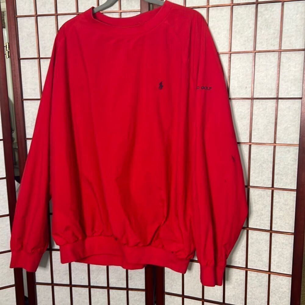 POLO RALPH LAUREN WINDBREAKER‎ SWEATSHIRT SIZE L